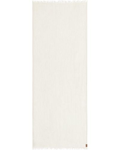 Loewe Scarf In Cashmere - White