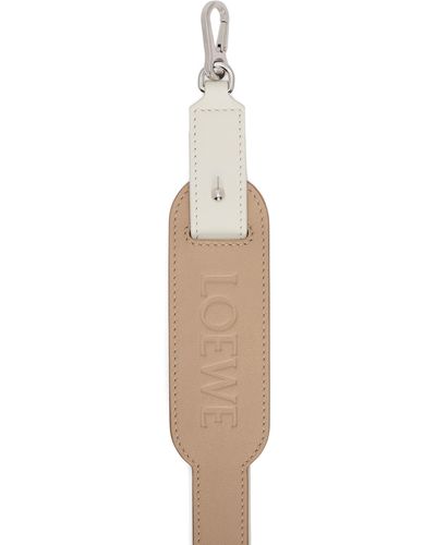 Loewe Luxury Pad Strap In Classic Calfskin For - White