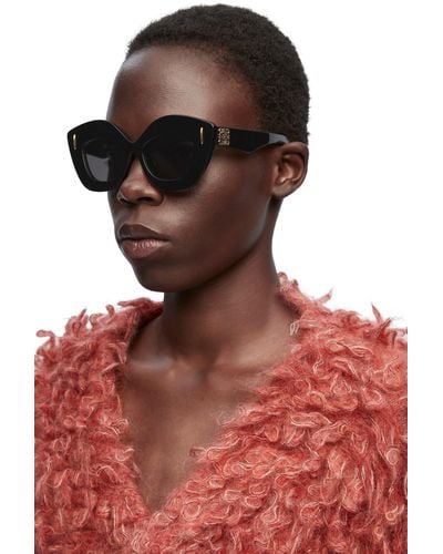 Loewe Luxury Retro Screen Sunglasses - Red