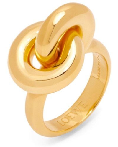 Loewe Luxury Donut Link Ring In Sterling Silver - Metallic