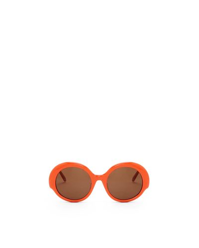 Loewe Round Slim Sunglasses - Orange