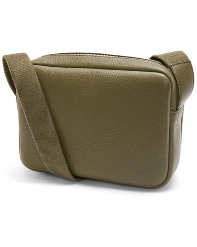 Loewe Luxury Xs Military Messenger Bag In Soft Grained Calfskin - Green