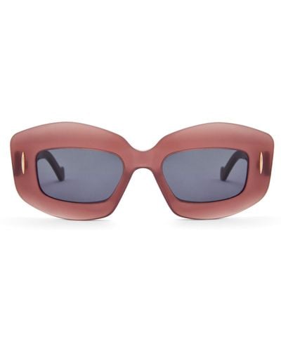Loewe Luxury Screen Sunglasses In Acetate For - White