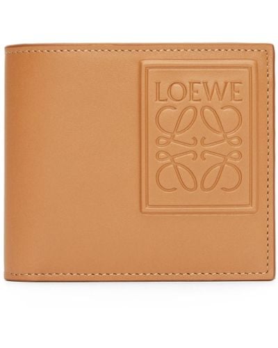 Loewe Luxury Bifold Wallet In Satin Calfskin - Multicolour