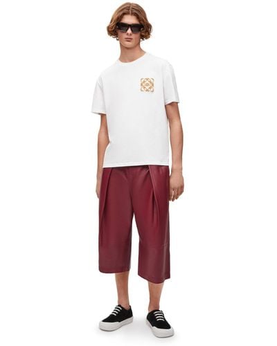 Loewe Relaxed Fit T-shirt In Cotton - Red