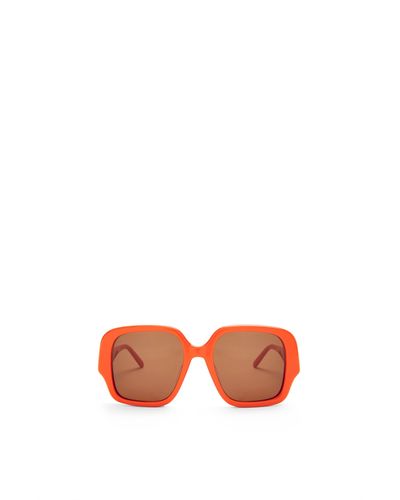 Loewe Square Slim Sunglasses - Orange