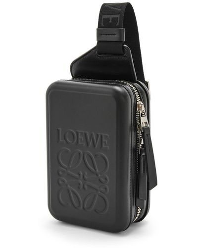 Loewe Luxury Molded Sling In Smooth Calfskin - Black