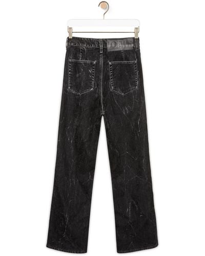 Loewe Luxury Bootleg Jeans In Denim - White