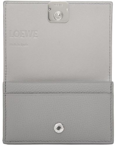 Loewe Luxury Anagram Business Cardholder - Gray