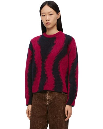 Louis Vuitton LV Wool Knit Rib Trompe L‚ÄôOEIL Printed Long Sleeve T-Shirt, Black, XXXL