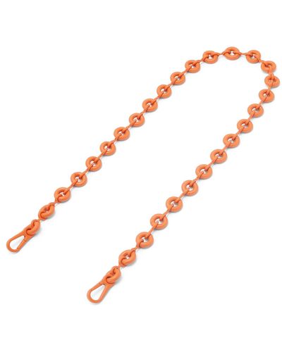 Loewe Luxury Donut Chain Strap - Orange