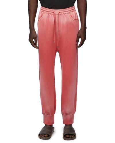 Loewe Luxury Sweatpants In Cotton - Red