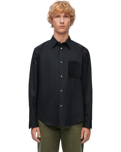Loewe Luxury Shirt In Cotton For - Black
