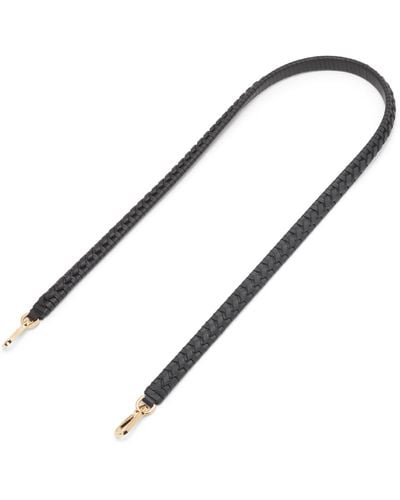 Loewe Luxury Woven Spiral Strap In Classic Calfskin - Black