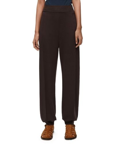 Loewe Sweatpants In Cotton And Silk - Multicolor