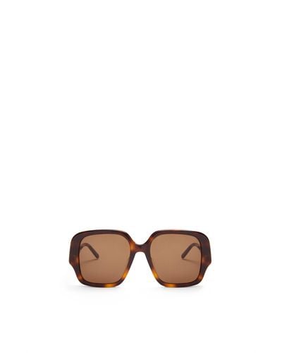 Loewe Square Slim Sunglasses - Multicolour