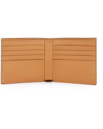 Loewe Leather Bifold Wallet - Brown