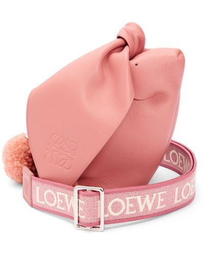 Loewe Bunny Bag In Nappa Calfskin - Pink