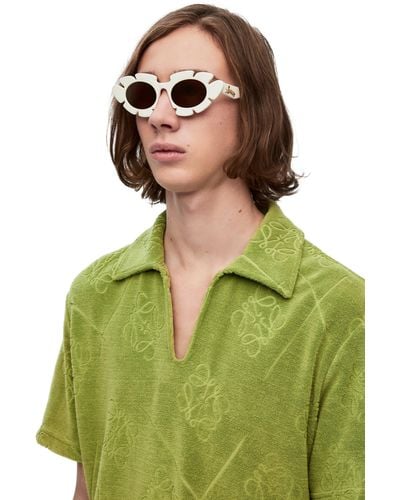 Loewe Luxury Flower Sunglasses - Green