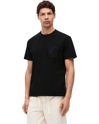 Loewe Luxury Relaxed Fit T-shirt In Cotton - Multicolor