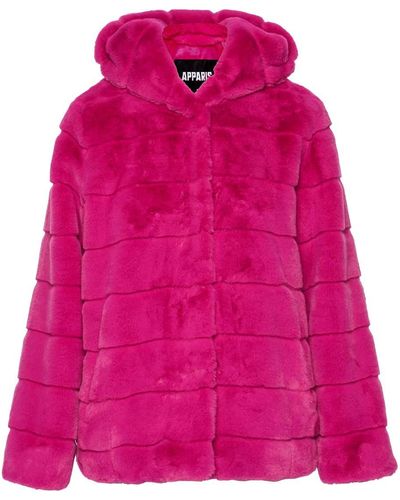 Pink Apparis Jackets for Women | Lyst