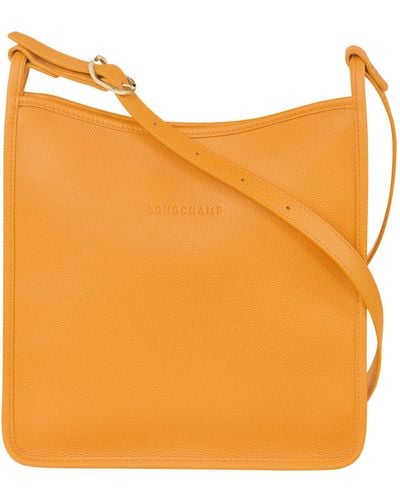 Longchamp Umhängetasche mit Reißverschluss M Le Foulonné - Orange