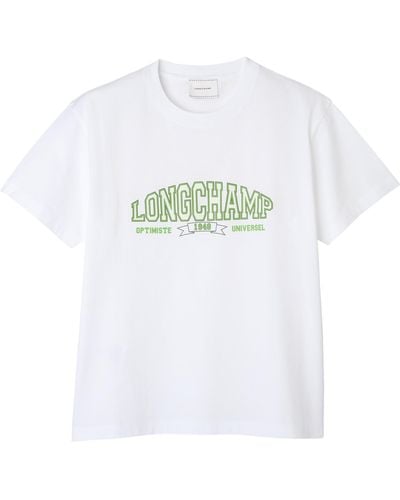 Longchamp Camiseta - Blanco