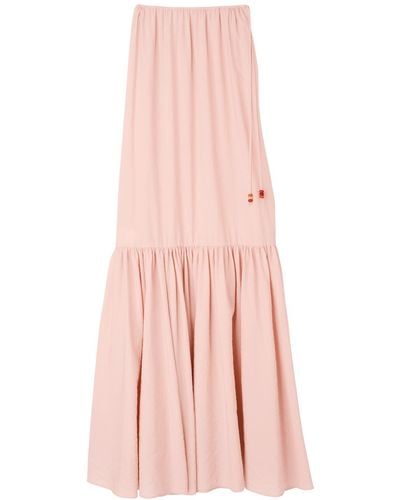 Longchamp Falda larga - Rosa