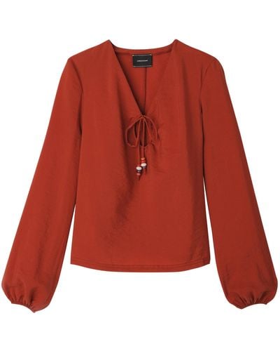 Longchamp Bluse - Rot
