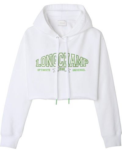 Longchamp Hoodie - Blanc