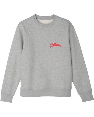 Longchamp Sweatshirt x Robert Indiana - Grau