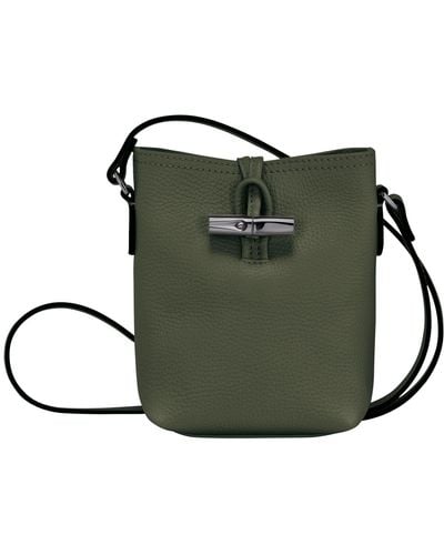 Longchamp Bolso bandolera XS Roseau Essential - Verde