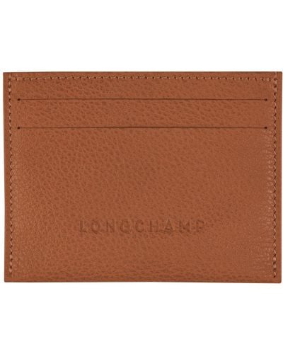 Longchamp Karten-Etui Le Foulonné - Braun