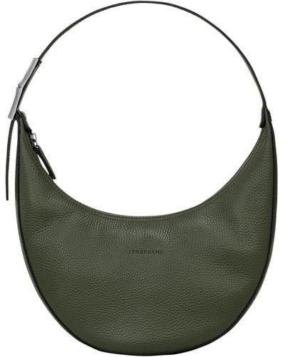 Longchamp Sac porté épaule M Le Roseau Essential - Vert