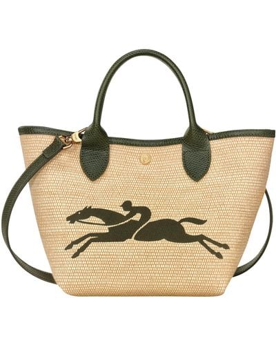 Longchamp Tas Met Handgreep Aan De Bovenkant S Le Panier Pliage - Naturel