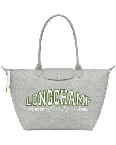 Longchamp Bolso shopper L Le Pliage Collection - Metálico