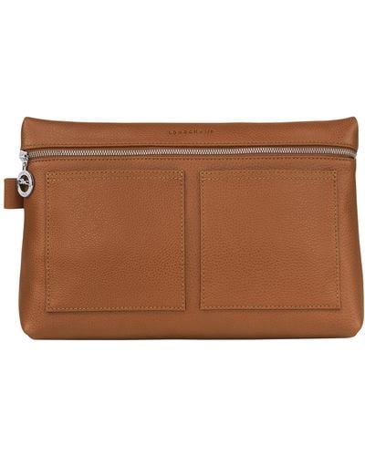 Longchamp Trousse de toilette Le Foulonné - Marron