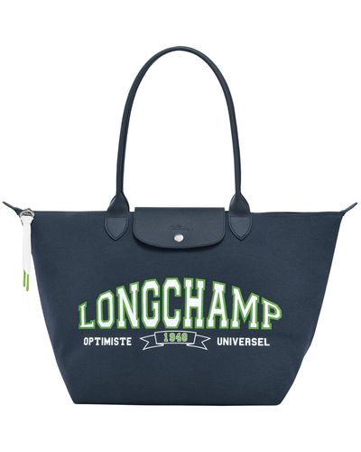 Longchamp Shopper L Le Pliage Collection - Blauw