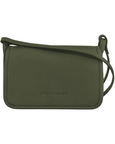 Longchamp Clutch XS Le Foulonné - Grün
