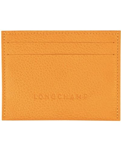 Longchamp Porte-carte Le Foulonné - Orange