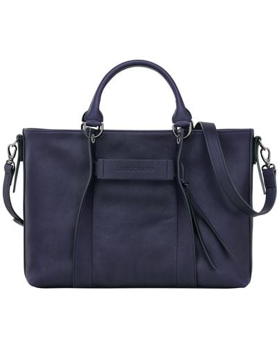 Longchamp Tas Met Handgreep Aan De Bovenkant M 3d - Blauw