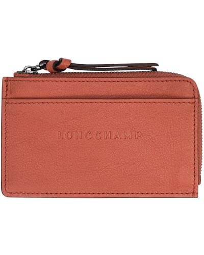 Longchamp Tarjetero 3D - Rojo
