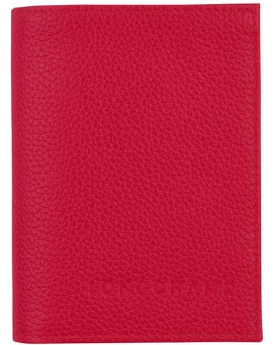 Longchamp Porte-cartes Le Foulonné - Rouge