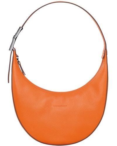 Longchamp Schultertasche M Roseau Essential - Orange