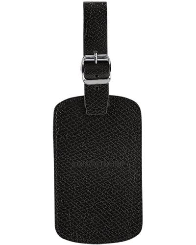 Longchamp Etiqueta para equipaje Boxford - Negro