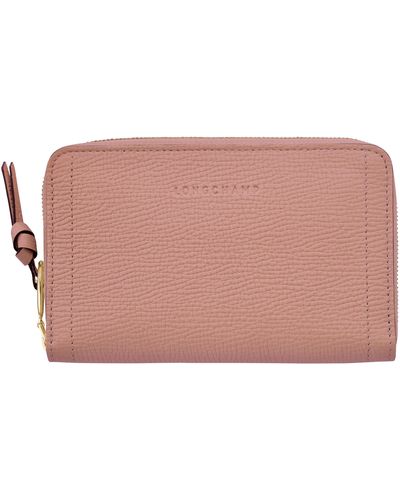 Longchamp Brieftasche im Kompaktformat Mailbox - Pink