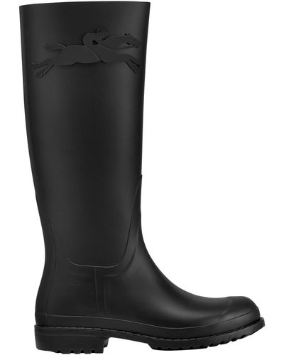 Longchamp Bottes plates Cheval - Noir