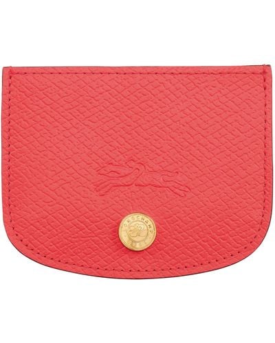 Longchamp Karten-Etui Épure - Rot