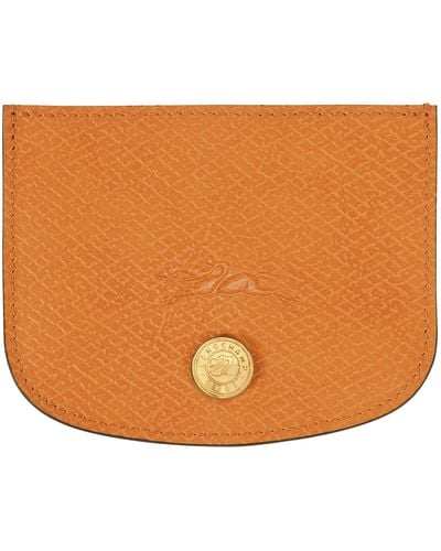 Longchamp Karten-Etui Épure - Orange