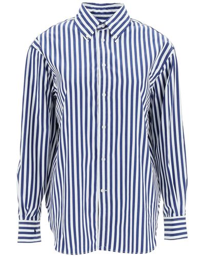 Polo Ralph Lauren Striped Cotton Shirt - Blue